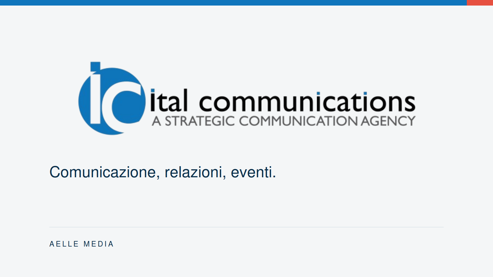 Ital Communications · formato orizzontale
